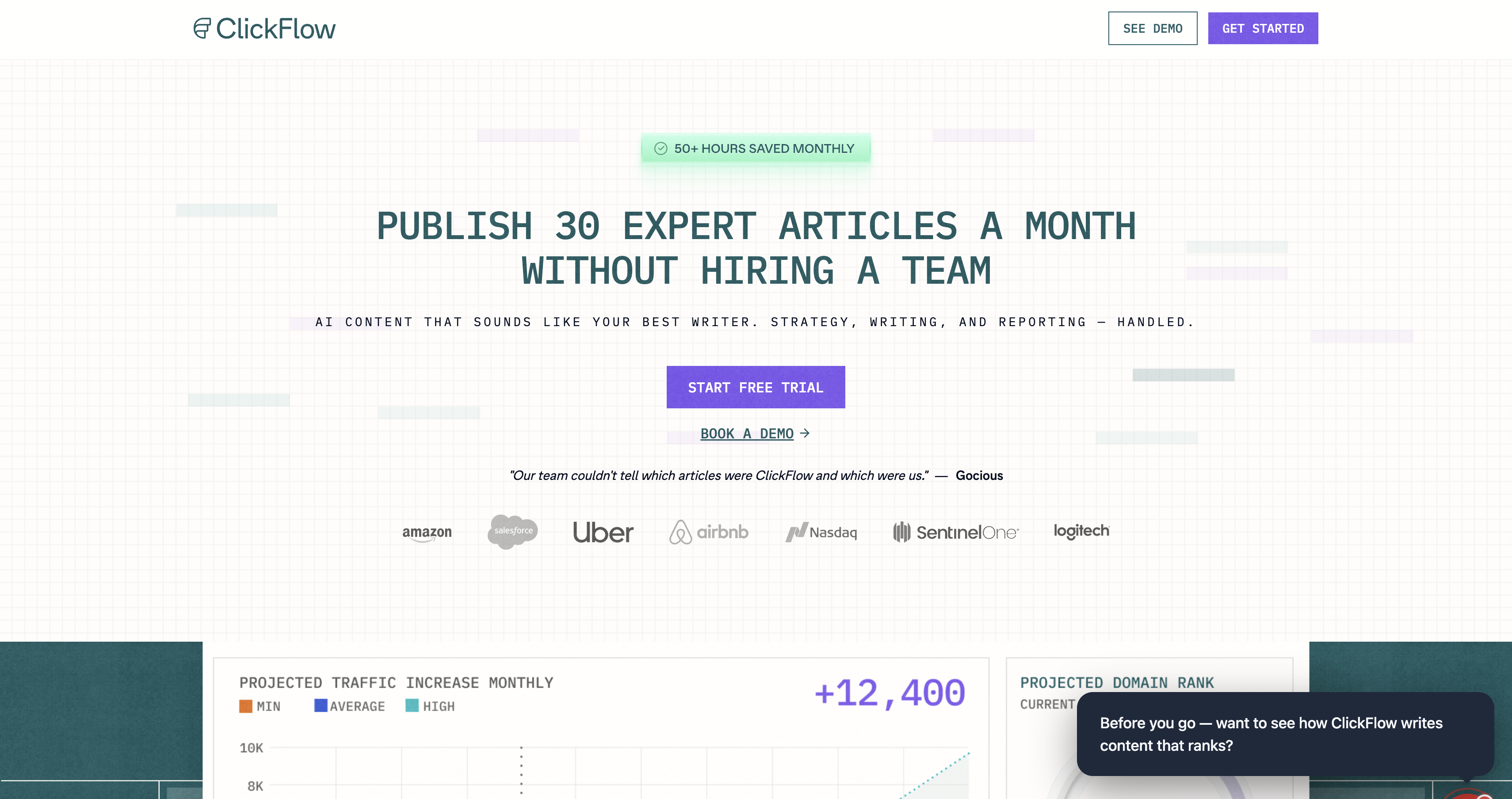 Experimenting With Clickflow's SEO Content Tool